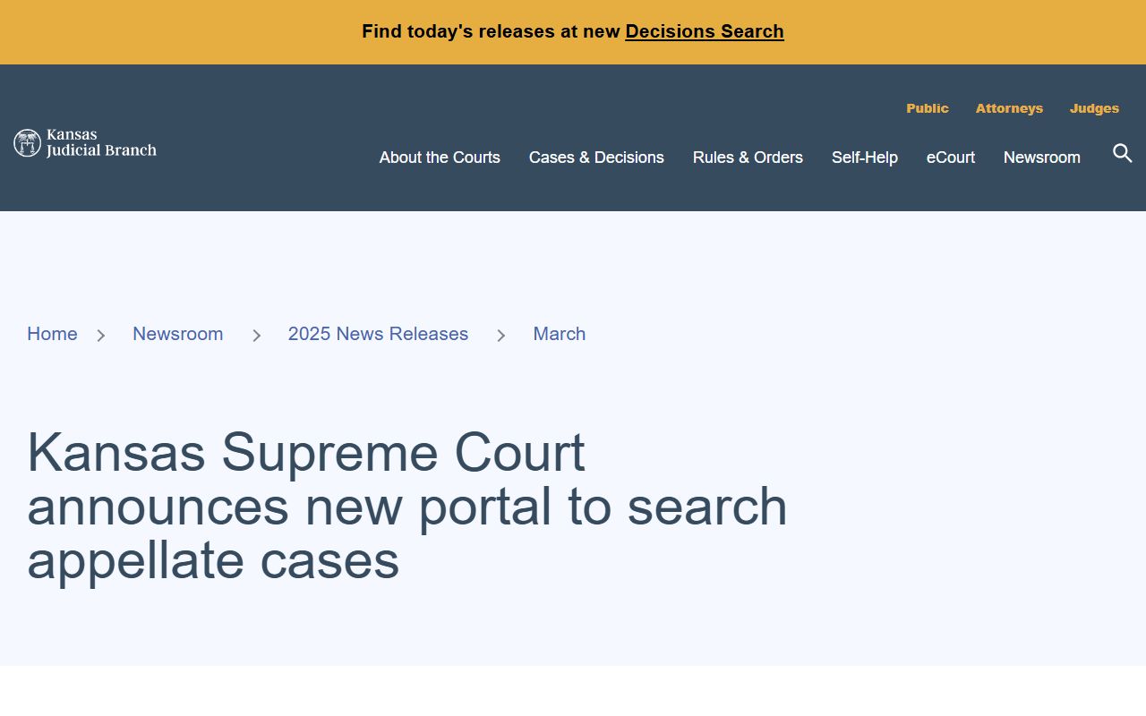 Republic County District Court appellate case search portal source
