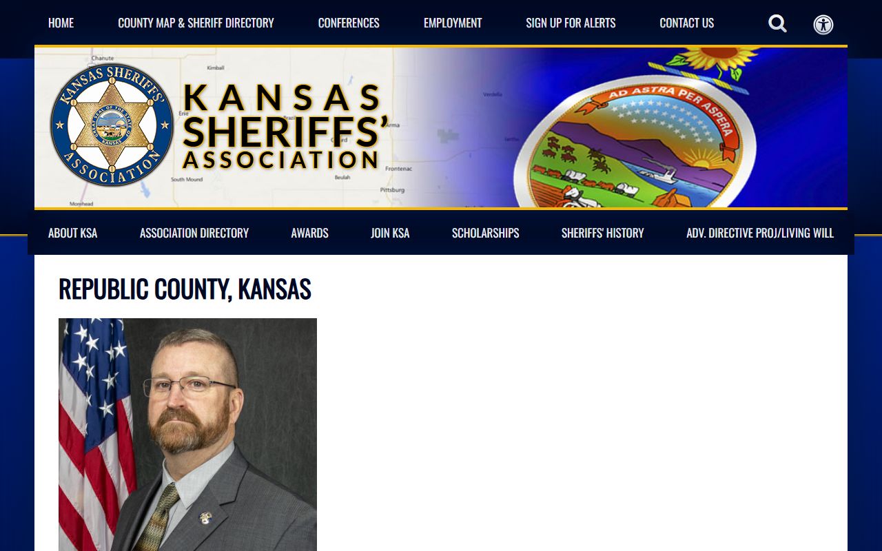 Republic County warrant records sheriff association source